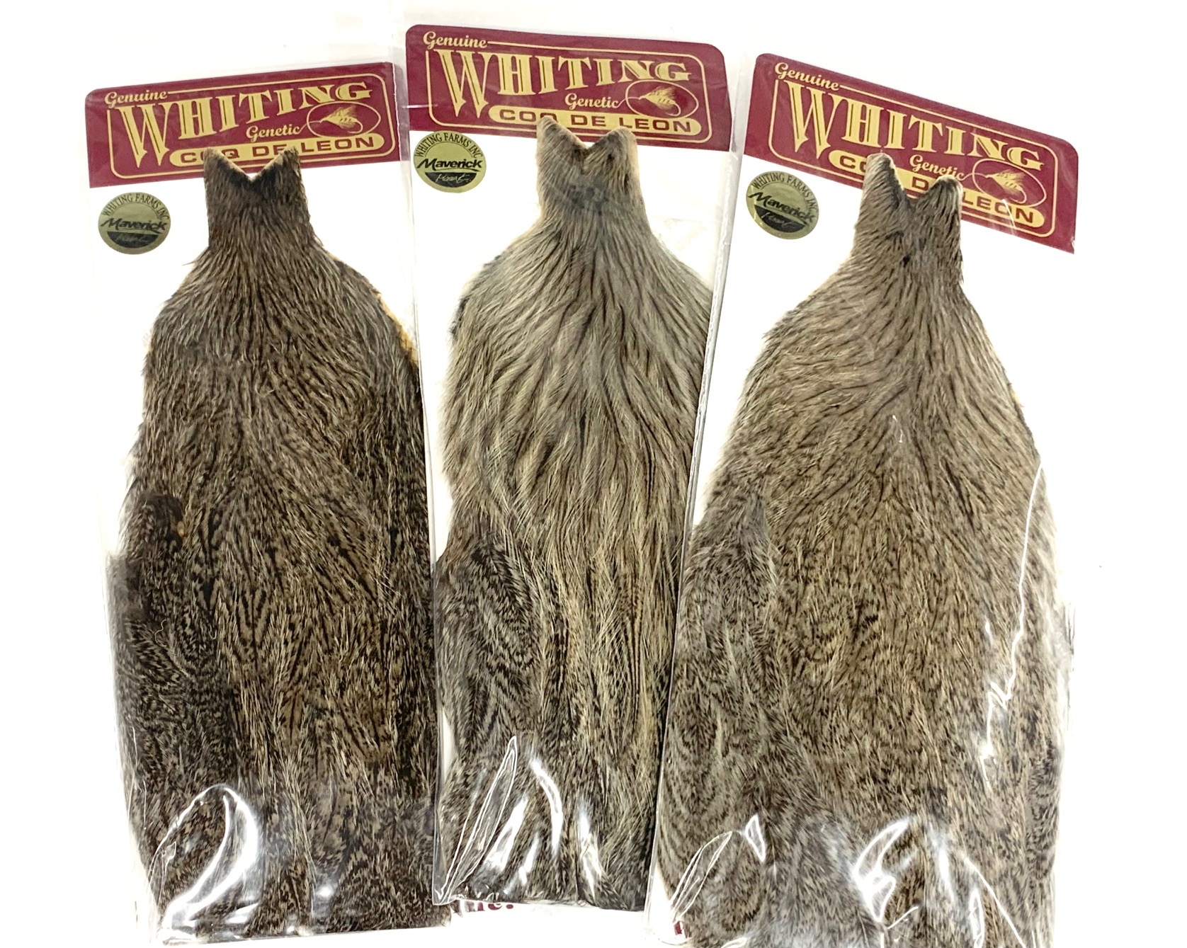 コックハックルケープ WHITING #1 ブラウン KEOUGH ハックルケープ ＃2 ブラウン (NO.1)